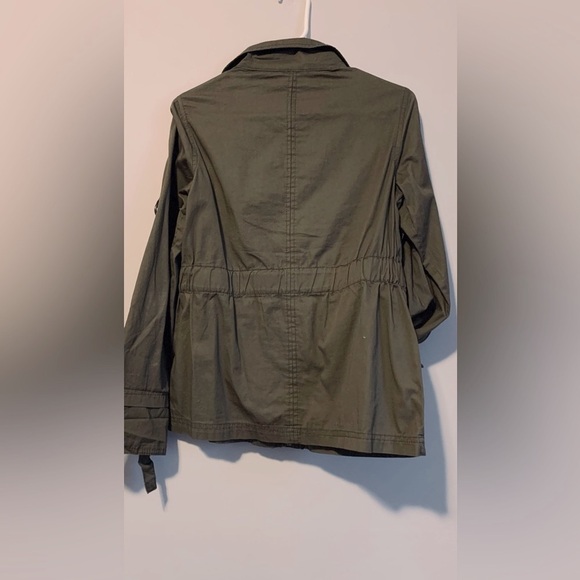 Green cotton cargo jacket - Picture 7 of 7